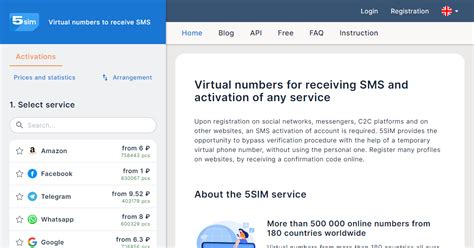 6sim|Online SMS verification service .